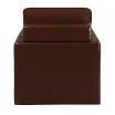 Mira 34.5" Faux Leather Swivel Chair