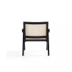 Hamlet 22.64" Ash Wood and Natural Cane Sturdy Accent Chair