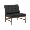 Ashlar Bonded Leather Modern Decorative Accent Chair