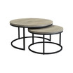 Drey Round Nesting Coffee Tables Set Of Two