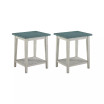 Deldorra 1 Shelf Side Table, Set of 2