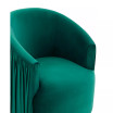 London Pleated Swivel Chair