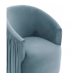 London Pleated Swivel Chair