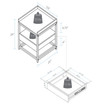 Horizon End Table with Drawer