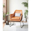 31.5" Jose Angular Shape Accent Chair
