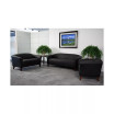 Leathersoft Living Room/Reception Chair With Cherry Wood Feet