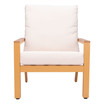 38" Aluminum, Olefin Terrio Accent Chair
