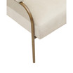 Lampert 27" Fabric Open Arm Metal Leg Accent chair