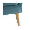 Zoe Accent Chair with Wooden Legs