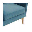 Zoe Accent Chair with Wooden Legs