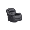 Relax A Lounger Max Manual Swivel Recliner with Heat and Massage