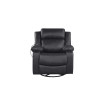 Relax A Lounger Max Manual Swivel Recliner with Heat and Massage