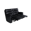 Dale 38.6" Faux Leather Reclining Loveseat