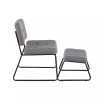 Stout Contemporary Lounge Chair and Ottoman Set