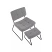 Stout Contemporary Lounge Chair and Ottoman Set