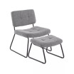 Stout Contemporary Lounge Chair and Ottoman Set
