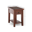 Davenport 13" Wide Wood Chairside End Table