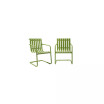 Gracie Stainless Steel Chair, Pair