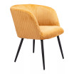 28" Steel, Polyester Papillion Boho Chic Accent Chair