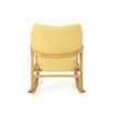 Benny Mid-Century Modern Tufted Rocking Chair with Accent Pillow
