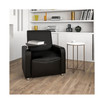 Guest Chair With Tablet Arm, Chrome Legs And Cup Holder