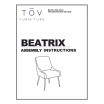 Beatrix Pleated Velvet Side Chair