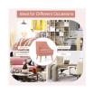 Accent Chair Velvet Upholstered Single Sofa with Legs