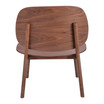 29" Wood Priest Mid-Century Modern Lounge Chair