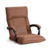 14-Position Floor Chair Lazy Sofa Adjustable Back Headrest Waist