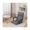 14-Position Floor Chair Lazy Sofa Adjustable Back Headrest Waist