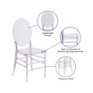 Stacking Chair With Elongated Oval Back