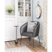 30" Steel, Polyester Quinten Boho Chic Accent Chair