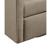 Christian 30" Wide Fabric Upholstered Swivel Armchair