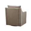 Christian 30" Wide Fabric Upholstered Swivel Armchair