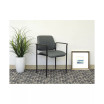 Diamond Square Back Stacking Chair W/Arm