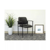 Diamond Square Back Stacking Chair W/Arm