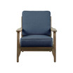 Malibu 28.5" Wide Upholstered Solid Wood Frame Accent Chair