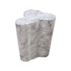 Slab Marble Short Side Table