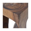 Solana 12" Square Solid Acacia Wood Accent Side Table