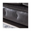 Alexandon Leather Chesterfield Tufted Sofa with Roll Arm