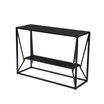 Argall Long Glass Top Console Table