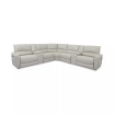 Danvors 7-Pc. Leather Sectional Sofa with 4 Power Recliners, Power Headrests, and 2 Consoles