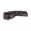 Danvors 6-Pc. Leather Sectional Sofa with 2 Power Recliners, Power Headrests, Console, and USB Power Outlet