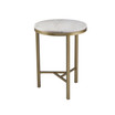 Gena Marble Side Table - Midcentury Modern Style