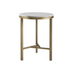 Gena Marble Side Table - Midcentury Modern Style