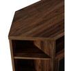 Industrial Mesh Door Corner TV Console