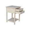 Lamp Table with 2 Drawers