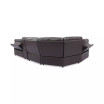 Danvors 5-Pc. Leather Sectional Sofa with 2 Power Recliners, Power Headrests, and Console