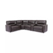 Danvors 6-Pc. Leather Sectional Sofa with 3 Power Recliners, Power Headrests, 2 Consoles, and USB Power Outlet