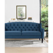 Ken 74" Upholstered Button Tufted Sofa